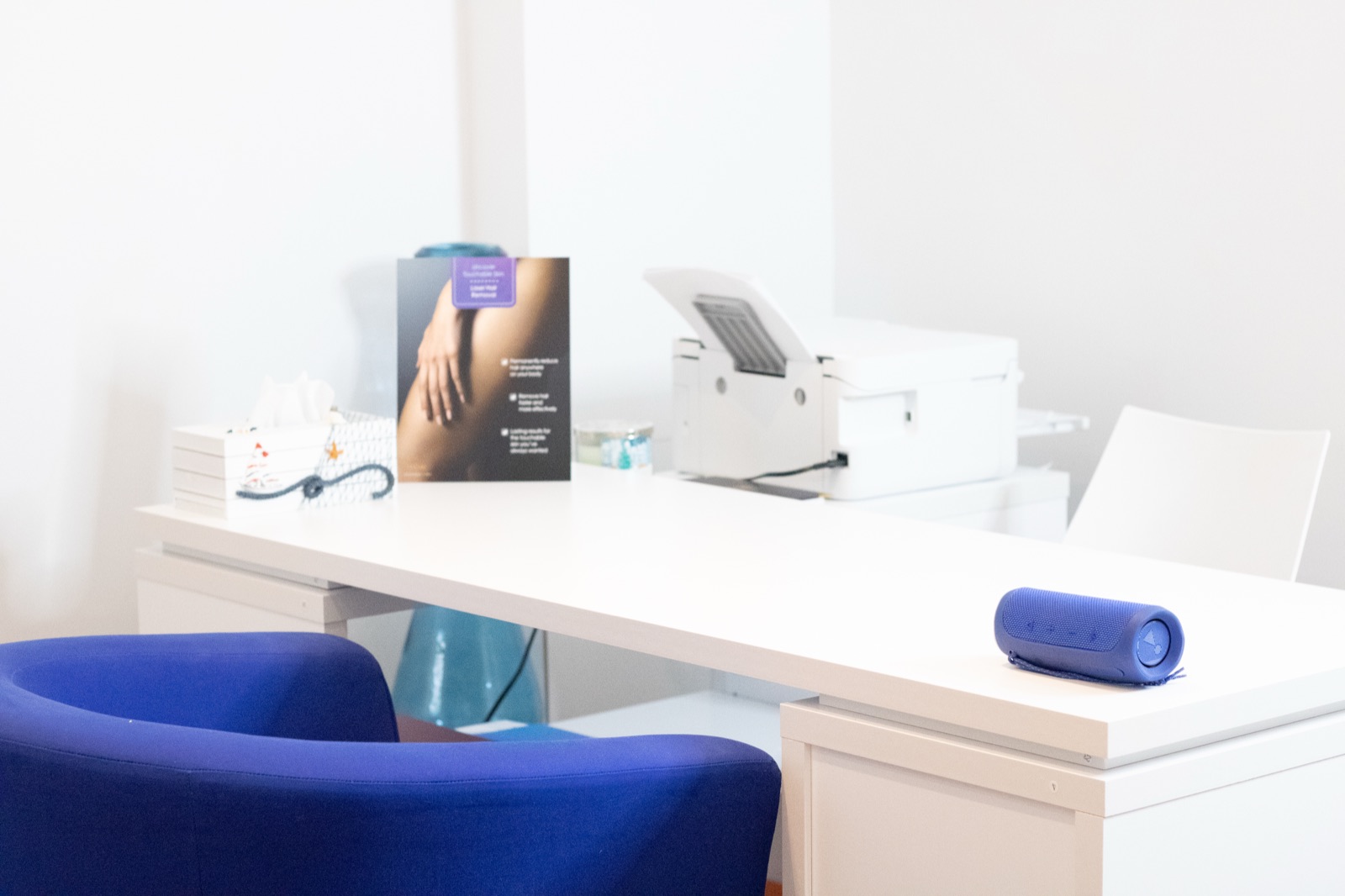 The front desk